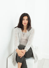 Load image into Gallery viewer, Bulk Stitch Cardigan in Cloud
