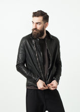 Load image into Gallery viewer, Distressed Motorcycle Jacket