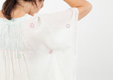 Load image into Gallery viewer, Floral Tent Dress in White
