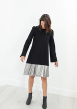 Load image into Gallery viewer, Border Dress in Black/Silver
