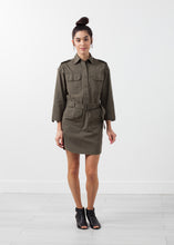 Load image into Gallery viewer, Belted Surplus Dress
